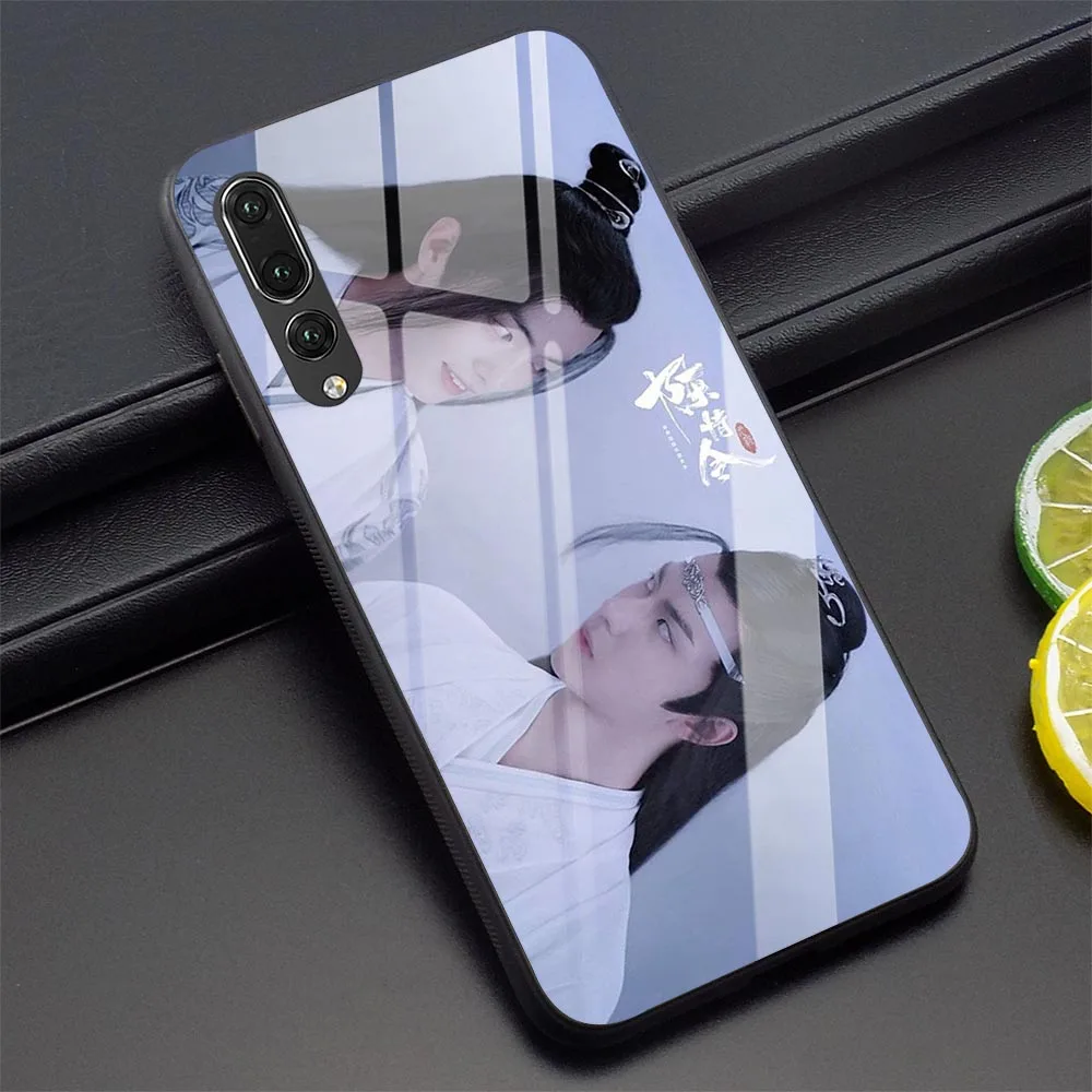 Чехол Wang Yibo Xiao Zhan из закаленного стекла для телефона Huawei MATE 20 PRO чехол P10 P30 P Smart Lite 9