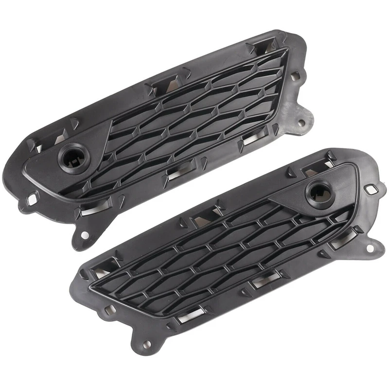 

1 Pair Front Bumper Lower Side Trim Bezel Grille Fog Light Cover Fit for Range Rover Evoque 16-19 LR074224, LR074208