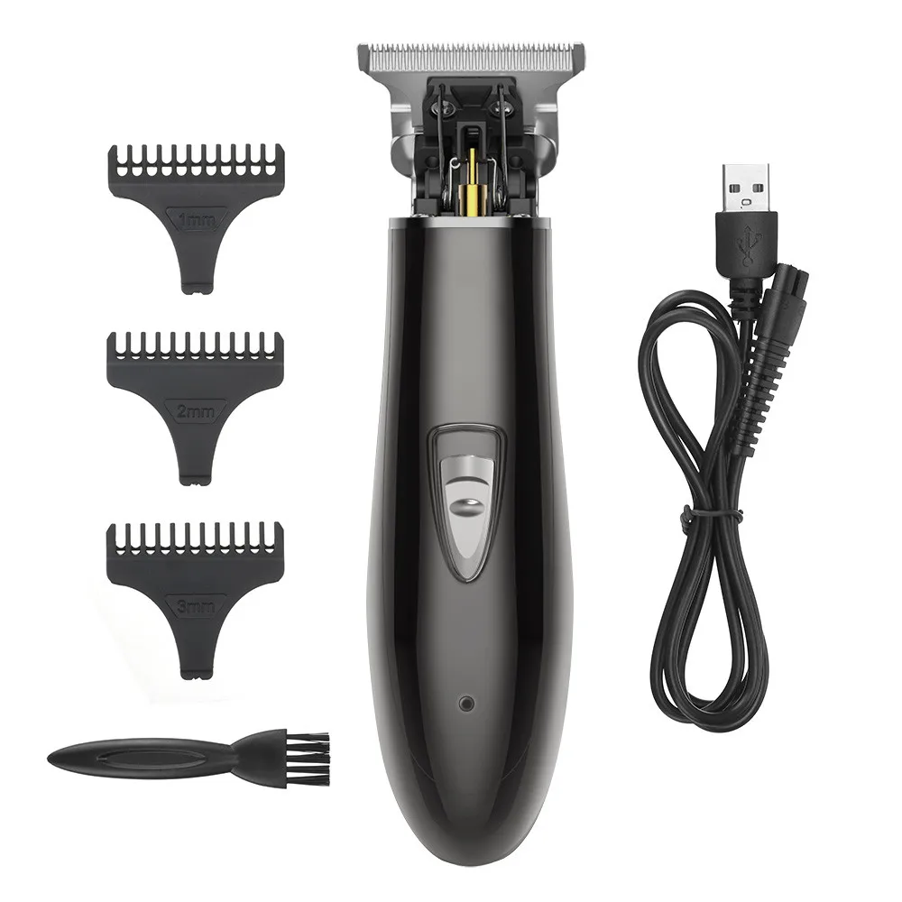 

Professional Cordless Electric Hair Clippers USB Rechargeable Hair Trimmer for Men Barber Haircut Machine With 3 Limit Combs