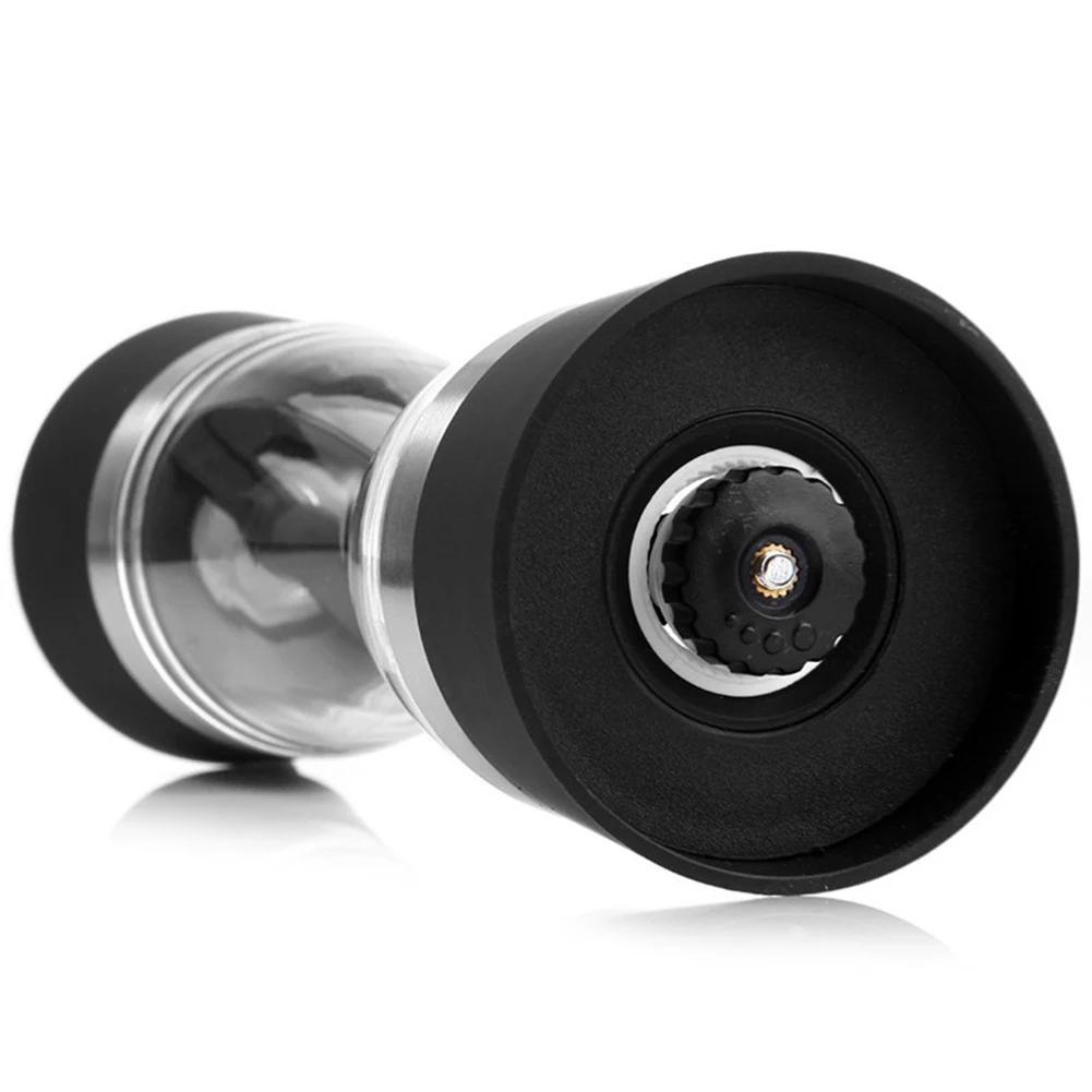2 in 1 Dual Salt Pepper Mill Sesame Spice Grinder Shaker Kitchen Cooking Tool Ceramic Acrylic Easy Clean Multi-purpose Portable | Дом и сад