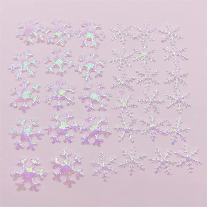 40 шт. декоративные аппликации в виде снежинок | Дом и сад