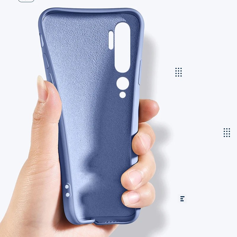 

Liquid Silicon Case For Xiaomi 10 Pro 11 5G CC9 Pro Note 10 MIX2S MAX 3 Redmi Note 8 7 K40 K30 K20 Soft TPU Phone Case