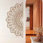 Мандалы в два раза настенные виниловые наклейки для декора дома Гостиная Спальня фон с имитацией изголовья арт Йога студийные наклейки в богемном стиле с изображением фрески A879