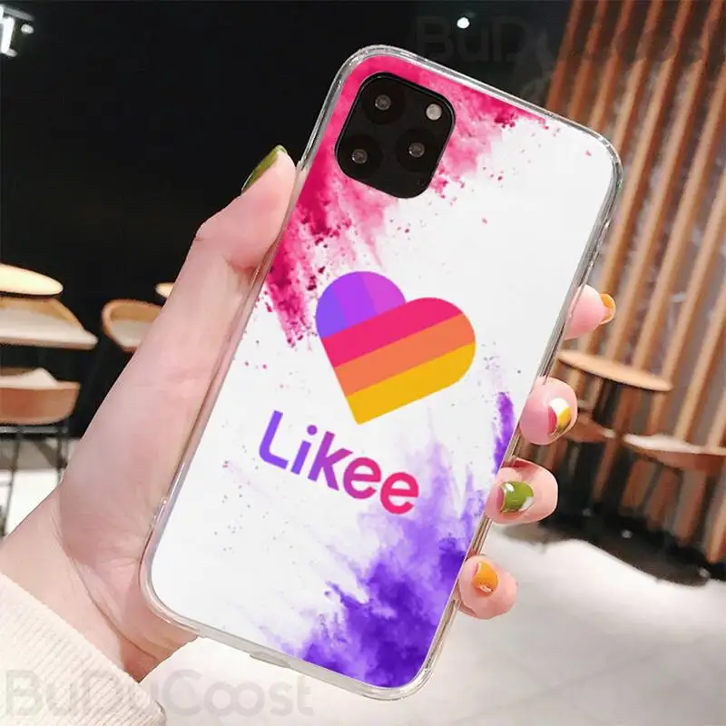 

Jemy Likee Funny cat bear love heart Silicone Black Phone Case For iphone 5C 5 6 6s plus 7 8 SE 7 8 plus X XR XS MAX 11 Pro Max