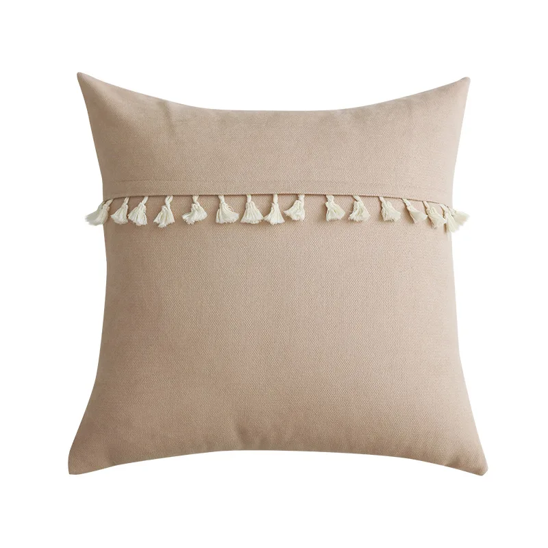 

Modern Simple Solid Color Pillowcase Sofa Chair Home Office Cushion Cover