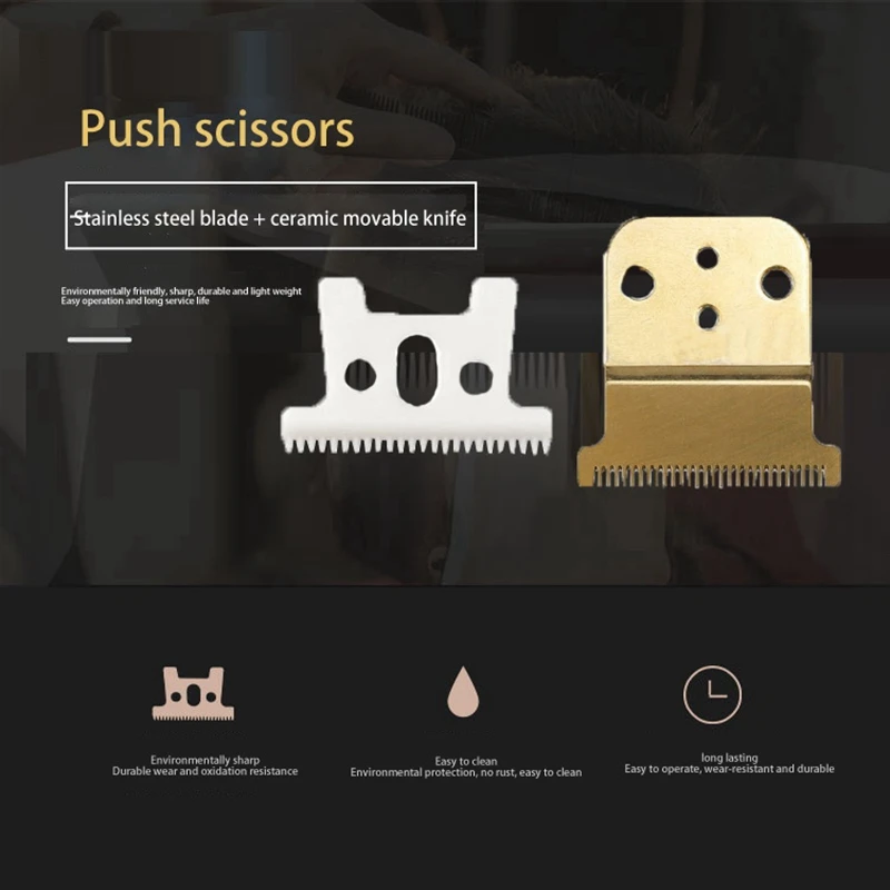 

T-Outliner Blade for Andis Slim Pro Li Trimmer D7 D8 Clipper T-Blade for Detail Trimmer