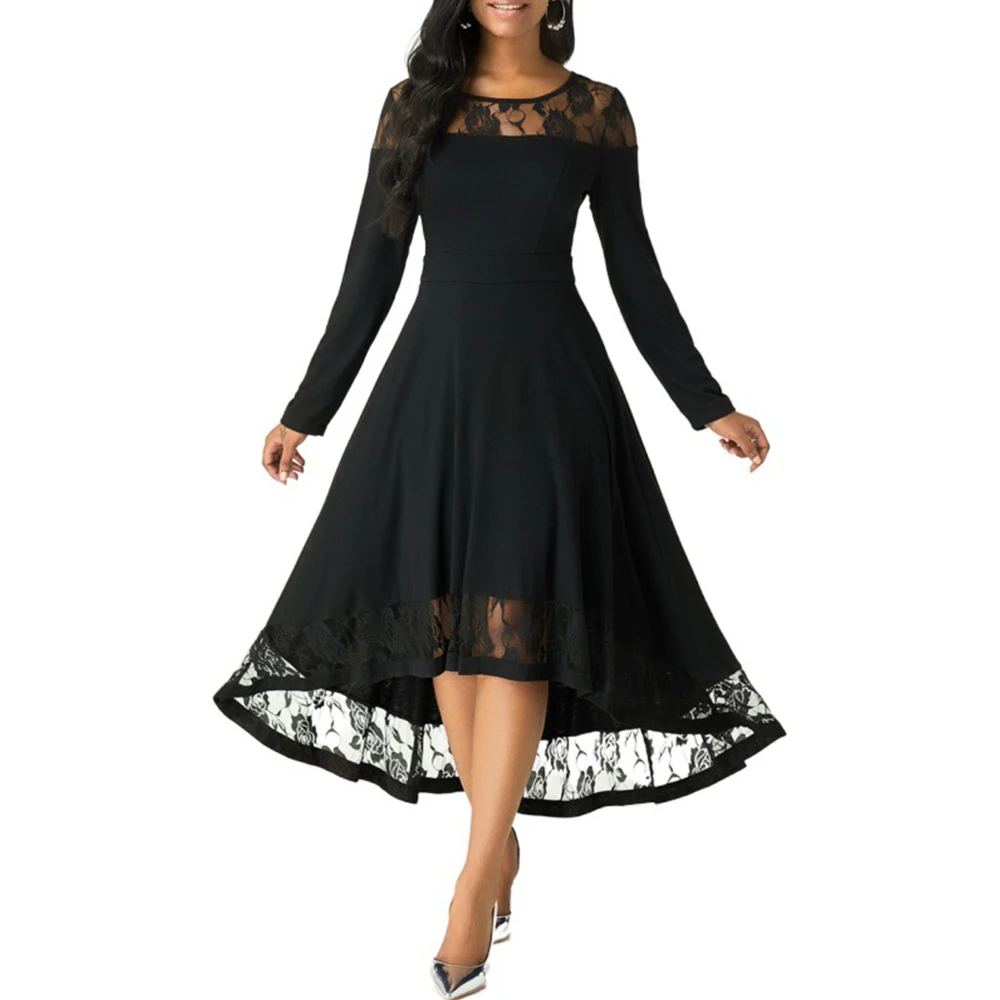 Женское кружевное бальное платье повседневное элегантное облегающее длинное