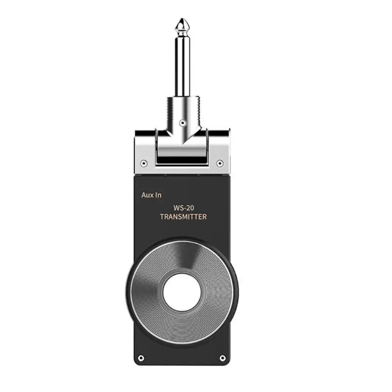 BLACK SLIVER Rowin WS-20 2,4G Беспроводная гитарная система перезаряжаемая литиевая батарея передатчик приемник 30 метров дальность передачи 3 цвета - Цвет: BLACK SLIVER