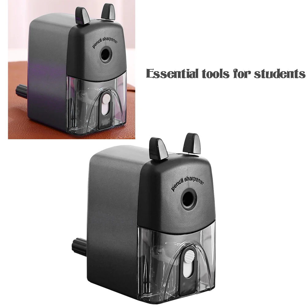 

Plastic Portable Hand Shake Pencil Sharpener Manual Pen Cutting Sharpening Machine For Office School Stationery Accessory