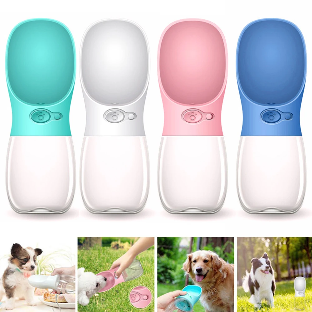 

Переносная пластиковая бутылка для воды для домашних животных, 350 мл