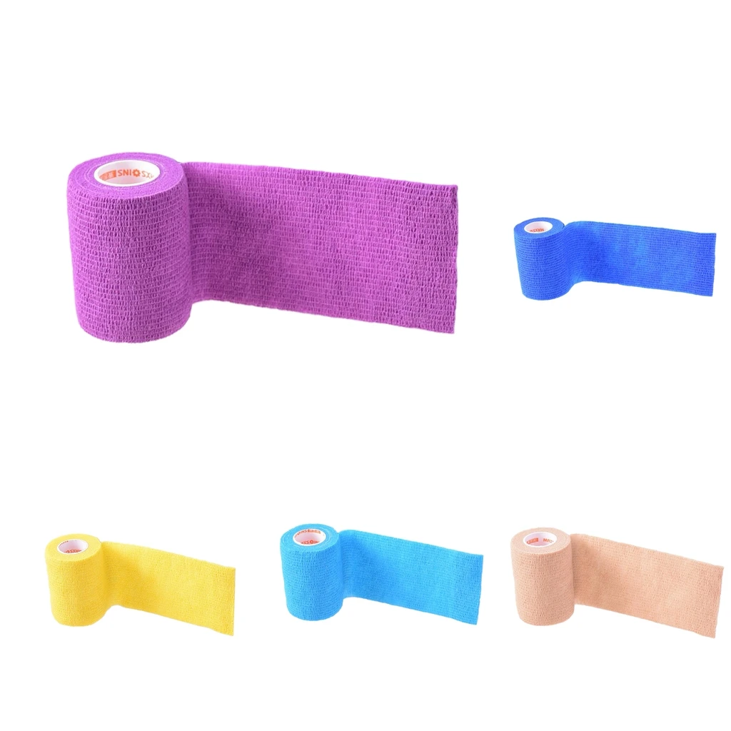 

Elastic Bandage Tape Self Adhering Gauze Wrap Roll First Aid Strap