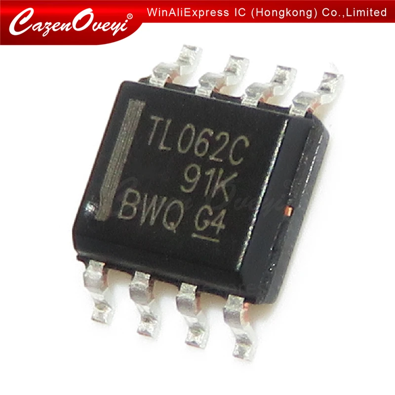 10pcs/lot TL062CDT TL062CDR TL062C TL062 SOP-8 In Stock | Электронные компоненты и принадлежности
