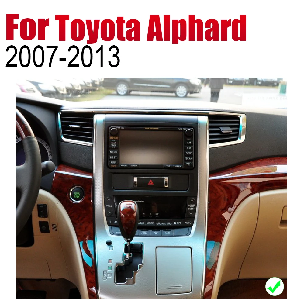 Автомагнитола ZaiXi с GPS навигацией Android Bluetooth Wi Fi 2din для Toyota Alphard 2007 ~