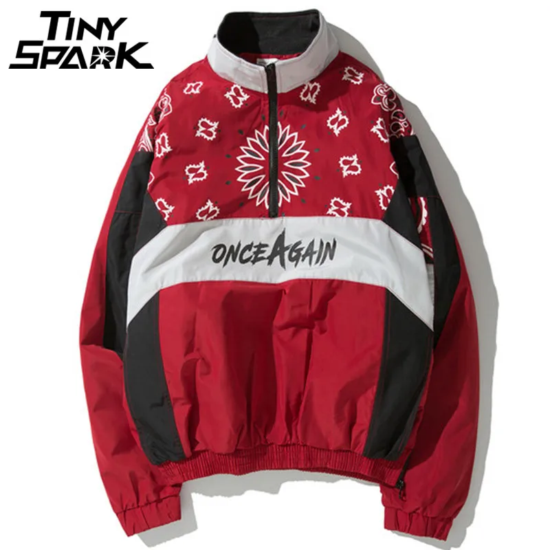 Винтажный пуловер в стиле Харадзюку куртки с цветочным принтом хип хоп 2020