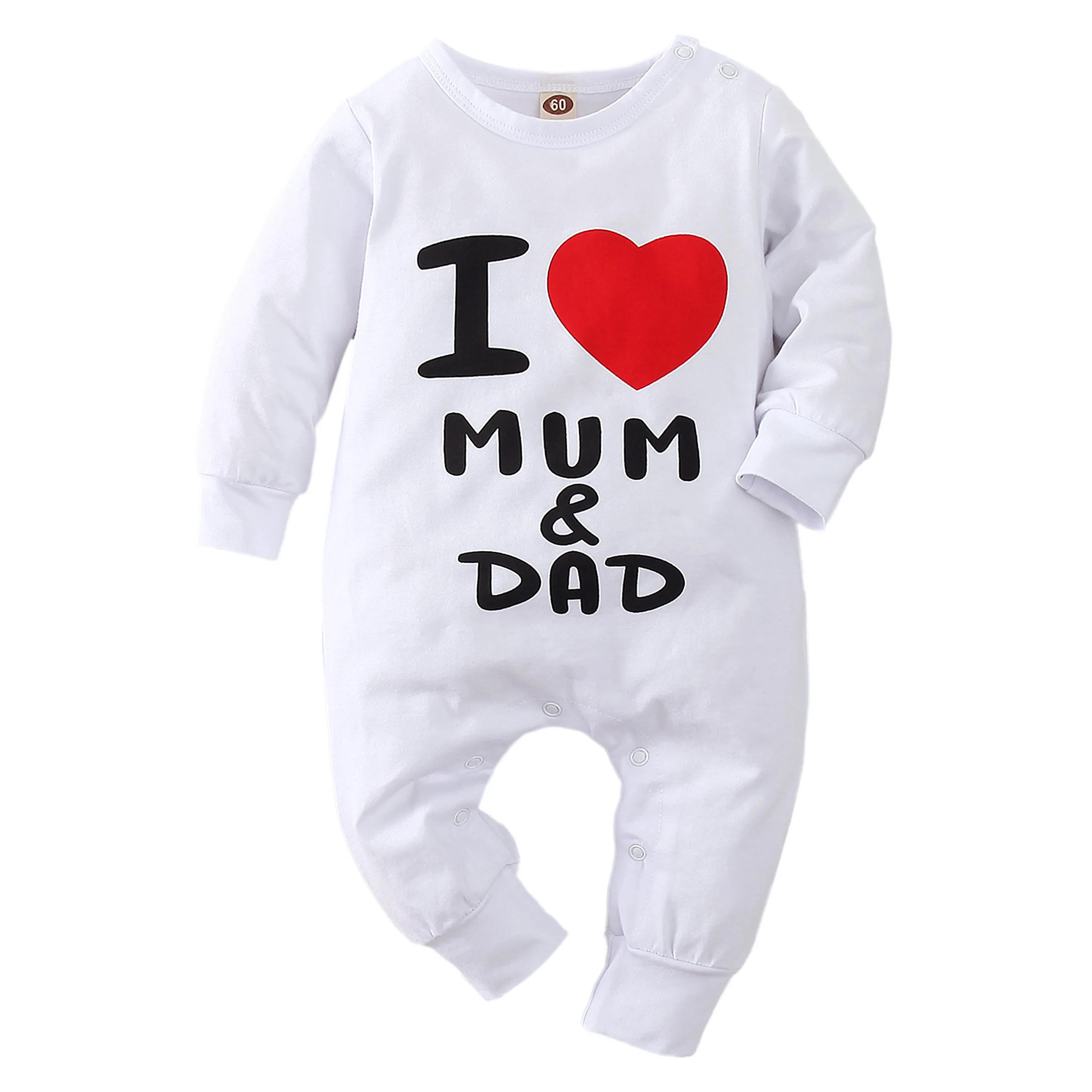 Комбинезон для новорожденных девочек и мальчиков белый хлопковый комбинезон с