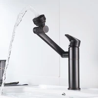 toilet swivel counter sink black chrome faucet bathroom sink black faucet hot and cold basin faucet