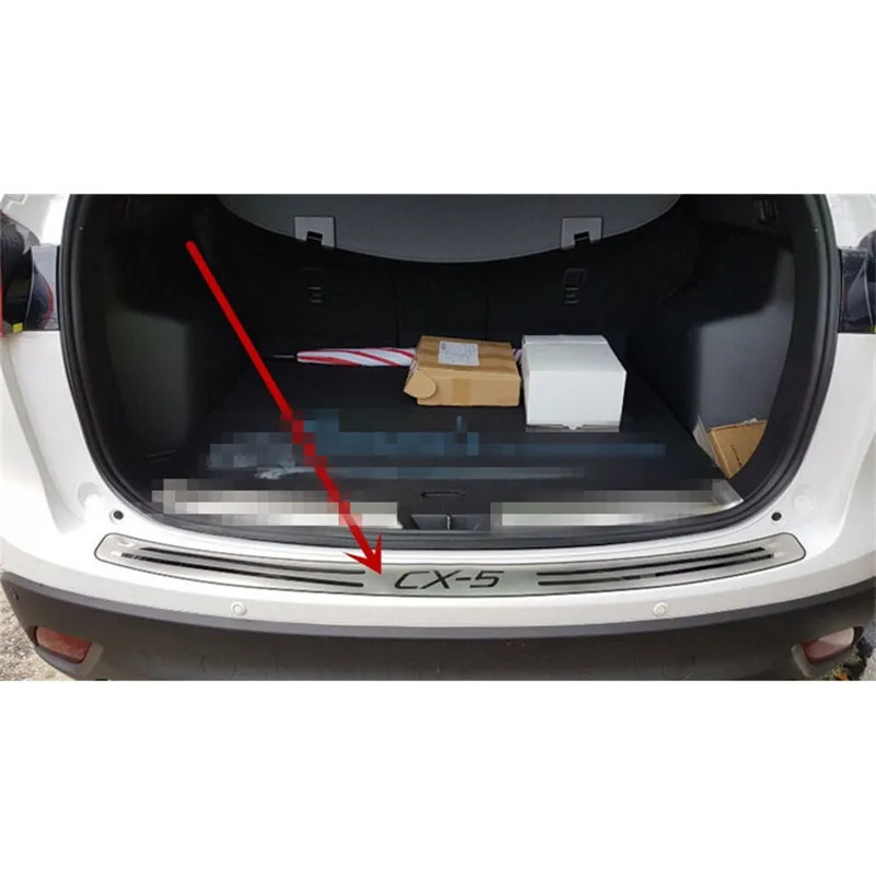 Стайлинг автомобиля для Mazda CX-5 CX 5 CX5 2012-2016 протектор заднего бампера из