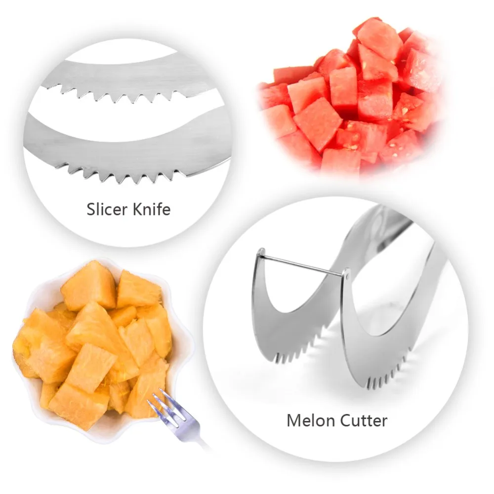 Поставка Нержавеющая сталь фрукты ложка нож для нарезки дыни удаления