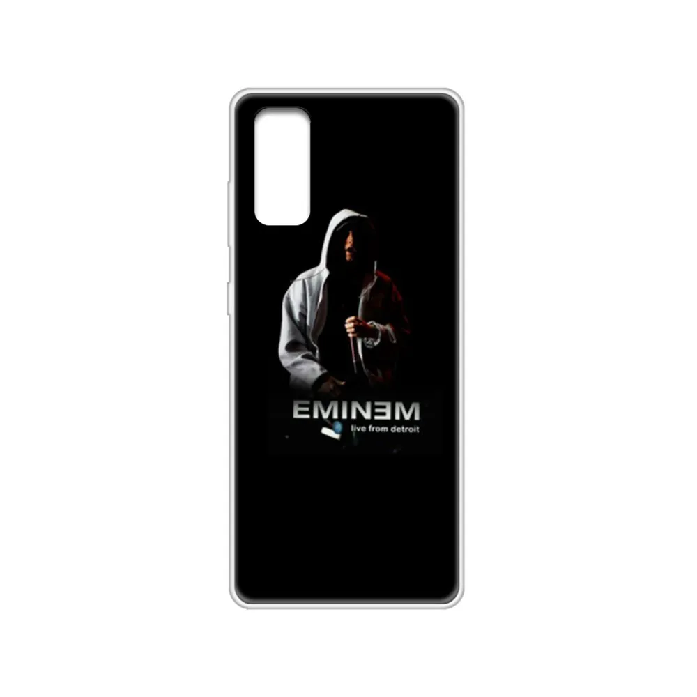 Модный чехол Eminem Rap God для телефона Прозрачный SamSung Galaxy S 7 8 9 10 11 20 a 20e 50 51 70 71 Plus Edge Ultra