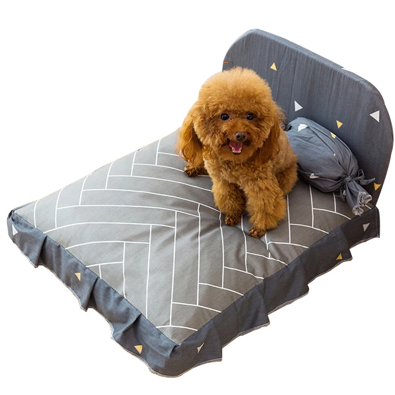 Подушка кровать для больших собак дышащий домик диванное одеяло домашних