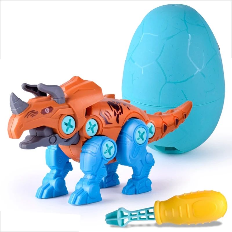 

Take Apart Dinosaur Toys for Kids - Building Dino Egg Play Kit with Screwdriver DIY Construction Engineering Set STEM