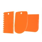 Лопатка трапециевидная для резки теста, 3 шт.