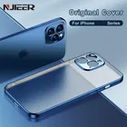 Роскошный прозрачный силиконовый чехол с квадратной рамкой для iPhone 13 12 11 Pro Max Mini X XS XR 7 8 Plus SE 2, прозрачный чехол