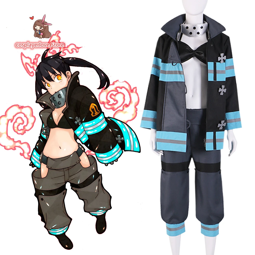 

Fire Force Enen No Shouboutai /Enn Enn no Shouboutai Tamaki Kotatsu Cosplay Custom Made costume Halloween Christmas Costume