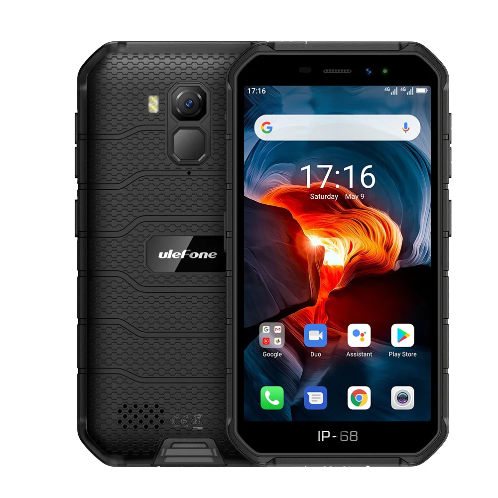 Водонепроницаемый смартфон Ulefone Armor X7 Pro Android 10 4 Гб + 32 ГБ четырехъядерный nfc 2 4G/5g Wi Fi