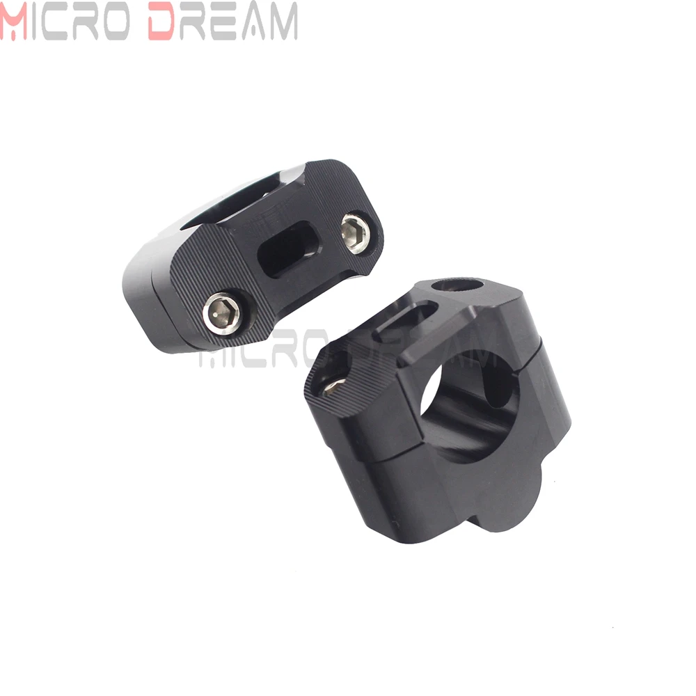 2 шт. алюминиевые универсальные крепления на руль мотоцикла от 7/8 до 1-1/8 дюймов |