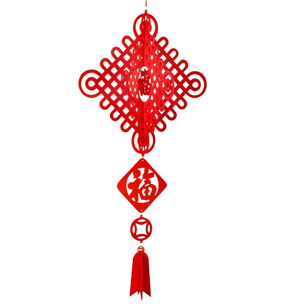 Украшение для дома украшение праздника нового года аксессуары китайский красный