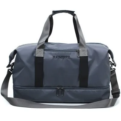 Woman Sports Bag Yoga Bags Women Fitness Sport Black Bag Backpacks Portable Travel Training Bag With Shoes Compartment - Цвет: Синий
