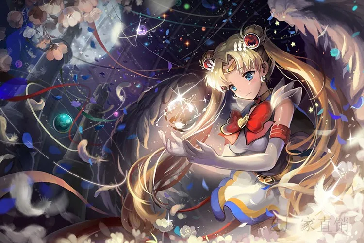 

Sailor Moon Crystal puzzle 300 520 1000 pieces Chibiusa Mizuno Ami Luna Wooden jigsaw puzzles educational decompression toys
