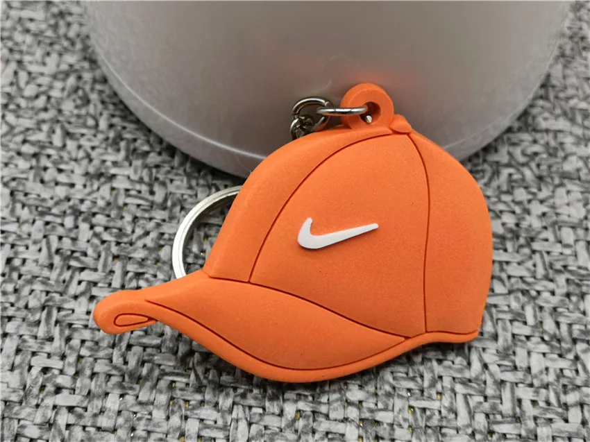 1036 Мини силиконовый милый брелок Nikes cap Форма брелок для женщин мужчин детей подарок брелок баскетбольные кроссовки Porte Clef - Цвет: 1036