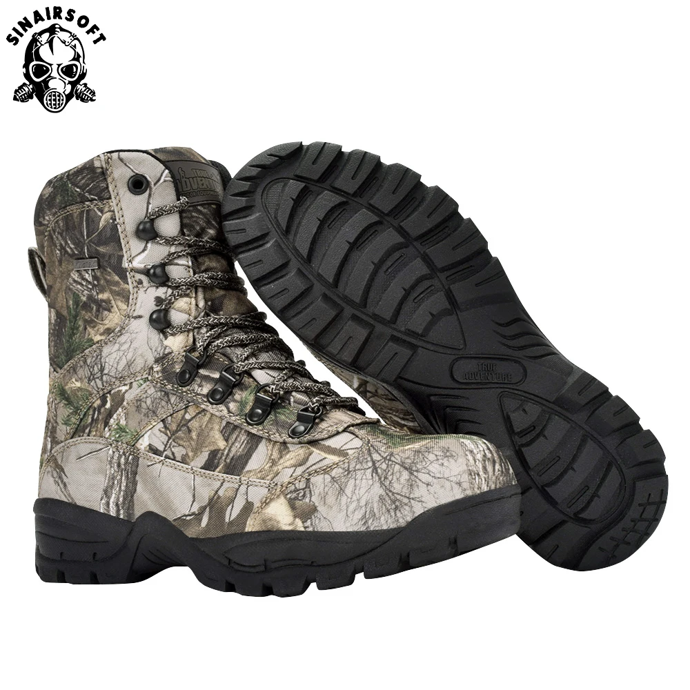 Мужская Уличная Водонепроницаемая походная обувь военная армейская тактическая