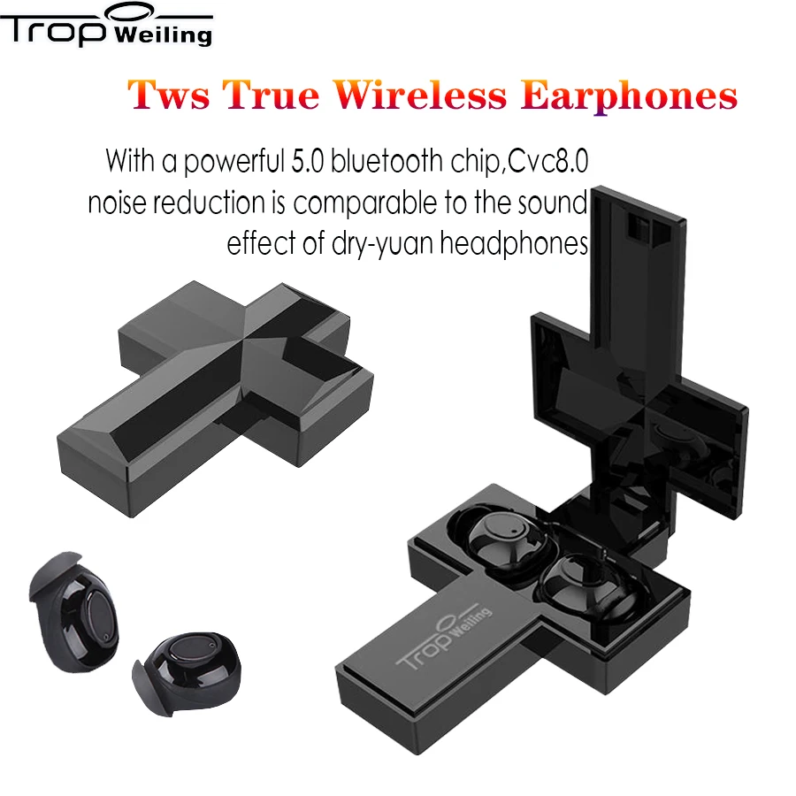 Bluetooth гарнитура Trop Weiling наушники 5 0 TWS religion для подарка Xiaomi/Iphone/samsung|Наушники и