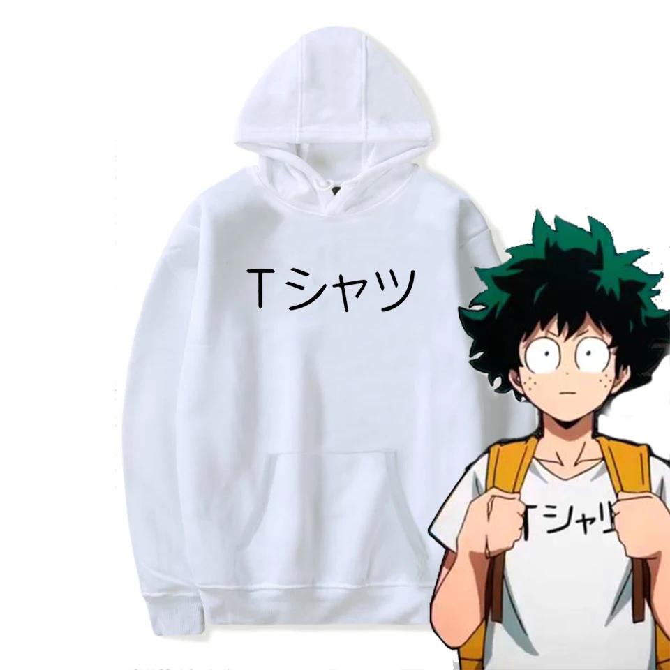 

Толстовка унисекс с аниме «Моя геройская Академия», Свитшот в японском стиле, уличная одежда в стиле хип-хоп, крутой женский и мужской пулов...