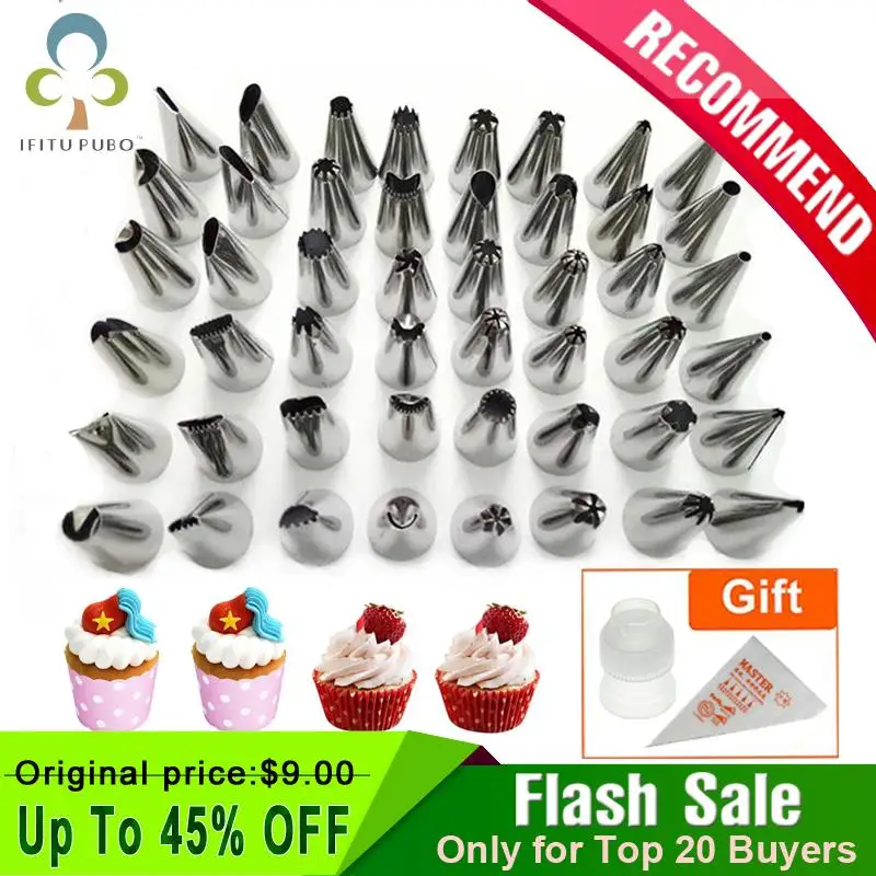 59 шт./компл. украшения торта хорошее качество из нержавеющей стали глазурь