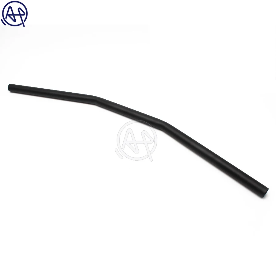 Черный/Хромированный мотоциклетный руль 1 дюйм 25 мм черная прямая тяга для Honda