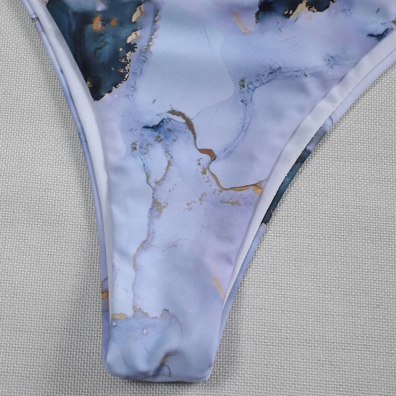 

2021 Sexy Bikini New Print Floral Swimwear Women High Waist Bikini Set Swimsuit Beachwear Beating Suit Plus Size Biquini Summer