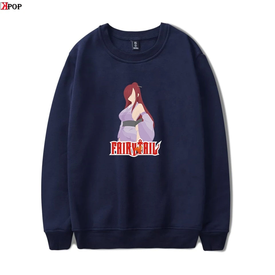 Программное обеспечение FAIRY TAIL популярный свитшот с длинным рукавом и круглым