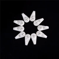 10pcslot white painting photo frame hook plastic invisible wall mount photo picture nail hook hanger