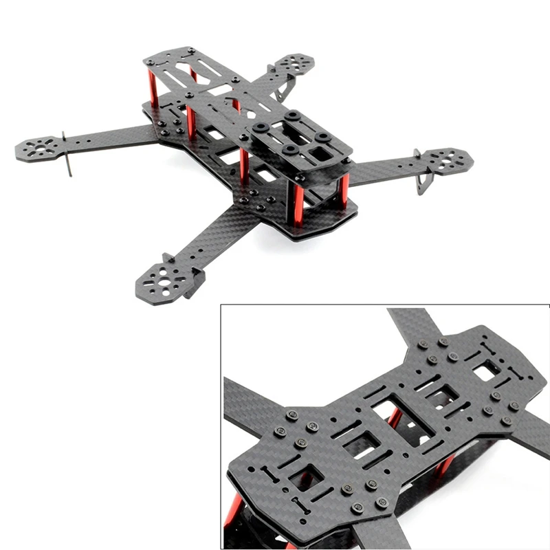 for Qav250 Quadcopter Zmr250 3K Carbon Fiber 4 Axis 250MM FPV 250 Mini Frame | Электроника