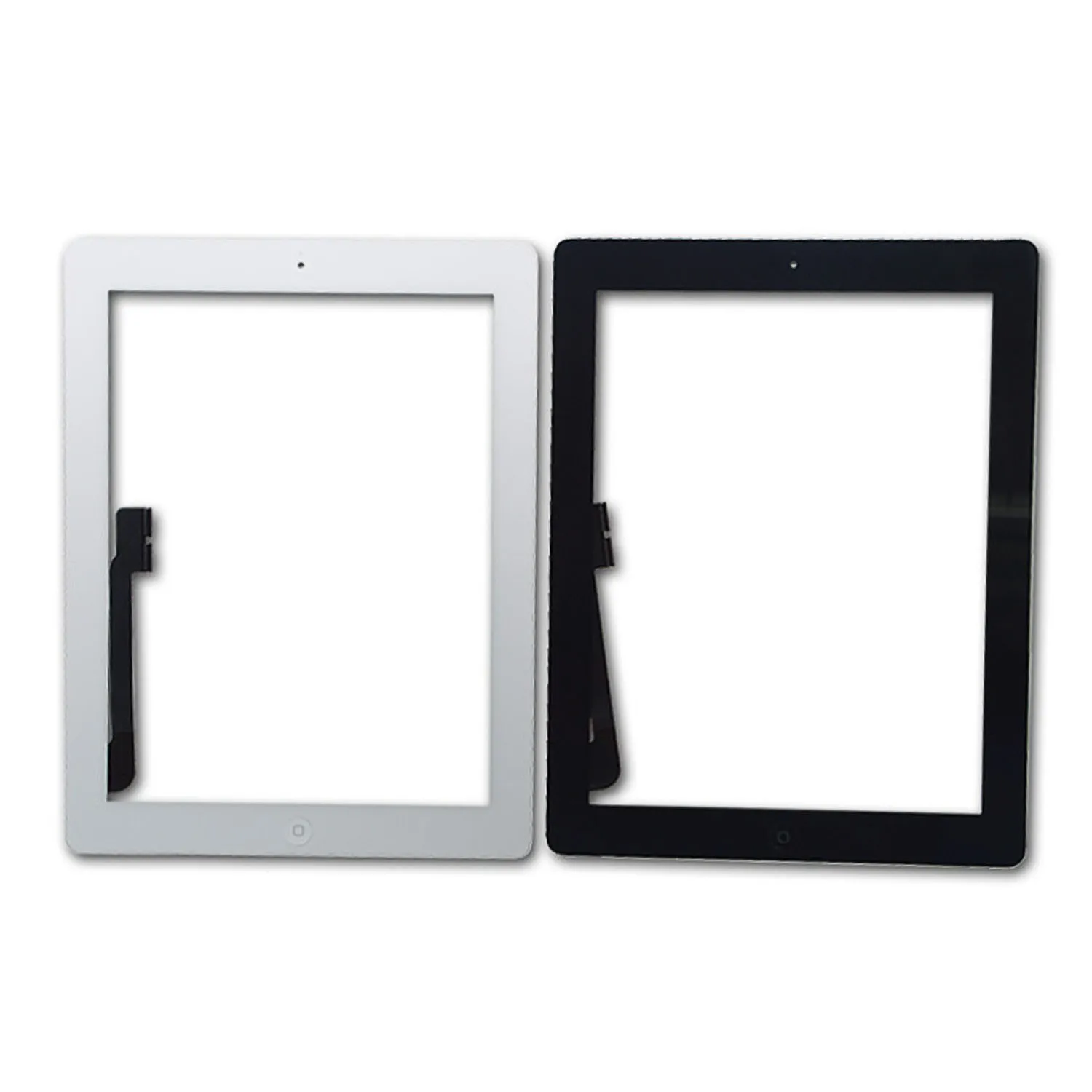 Besegad сенсорный экран дигитайзер переднее стекло замена с кнопкой клейкая камера