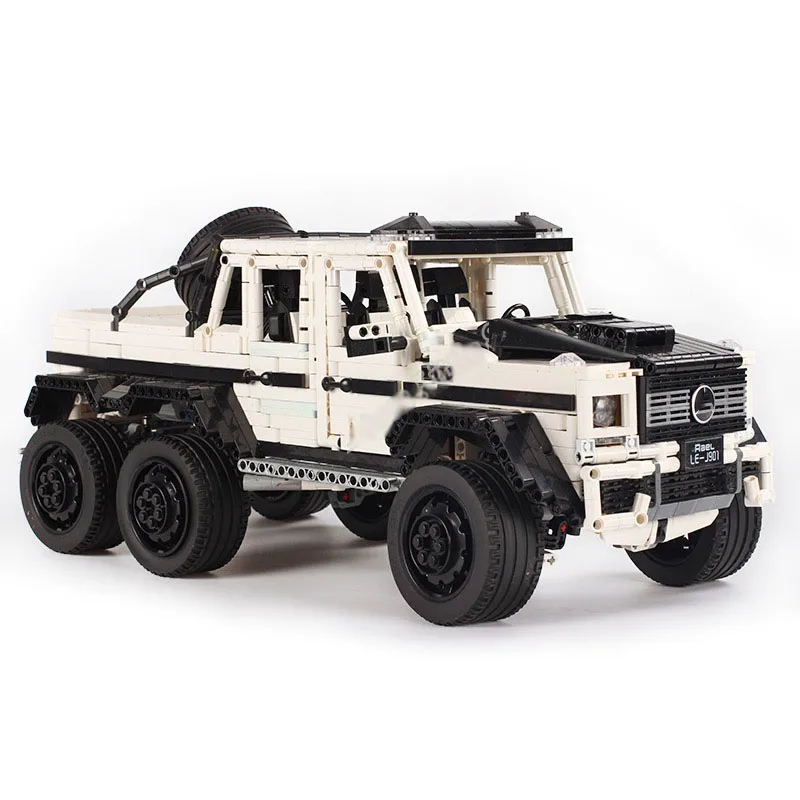 Масштаб 1:8 AMG G63 6X6 совместимый Technic MOC строительные блоки кирпичи развивающие игрушки дни рождения Gfits для мальчика