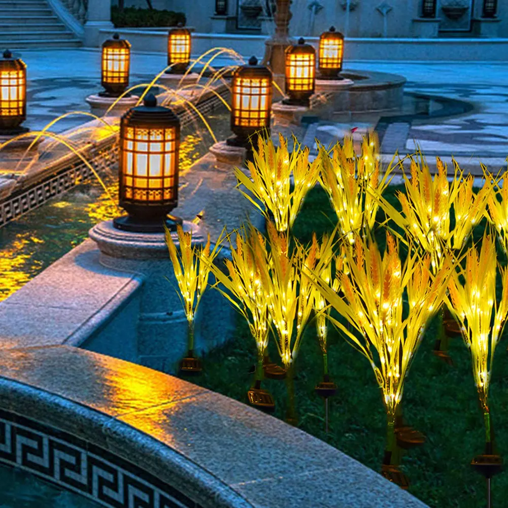 Гирлянда садовая на колышке индуктивсветодиодный Водонепроницаемая