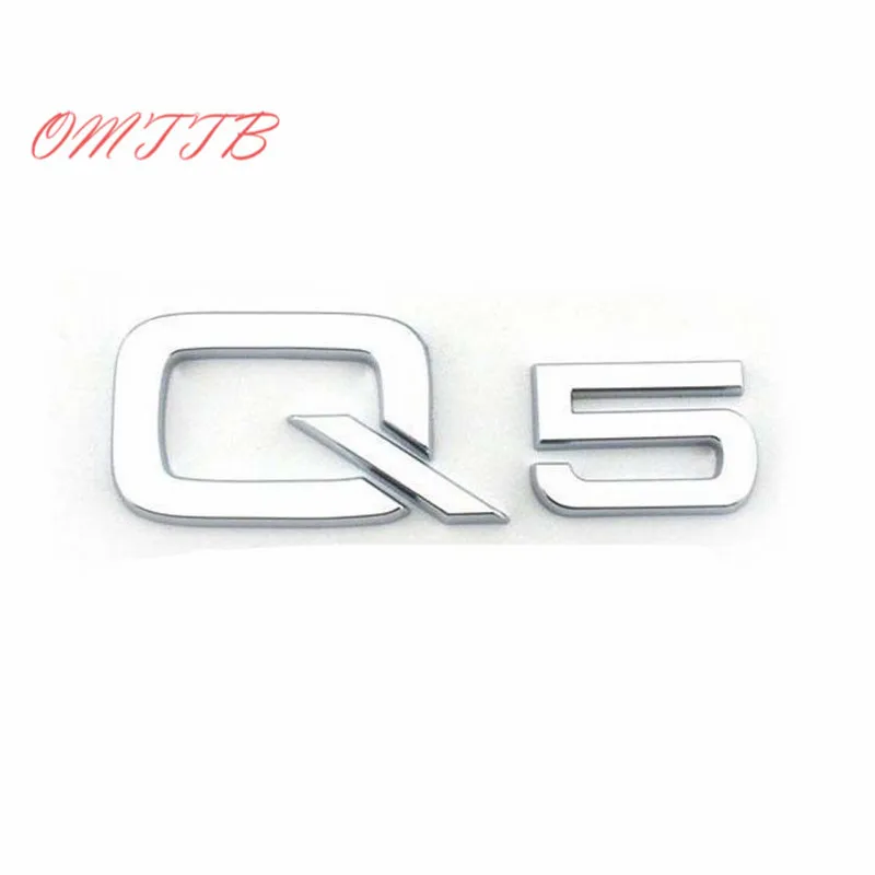 3d-эмблема ABS Chrome Q5 Q7 Эмблема для audi наклейки на заднюю эмблему автомобиля Стайлинг