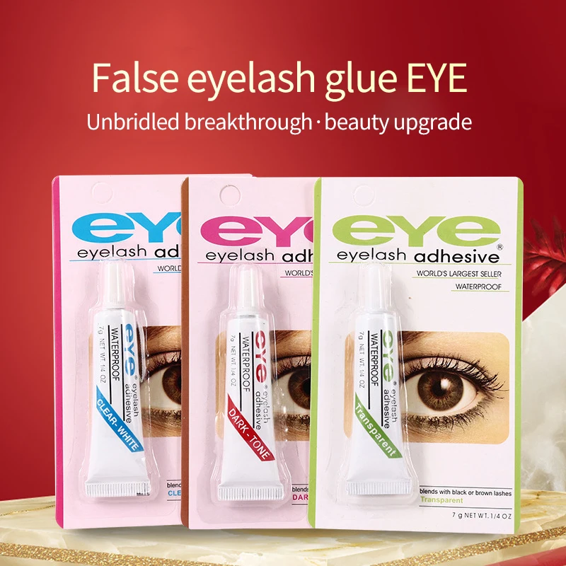 

Waterproof Tool Makeup Tools Accessories Eyelash Glue New Strong False Eyelash Lash Glue Adhesive 7g Dark Or Clear maquillaje
