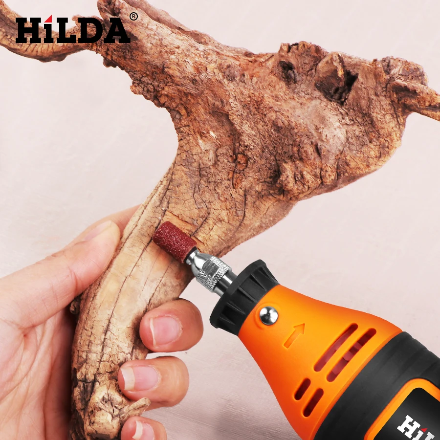 Небольшая электродрель HILDA электрическая дрель Dremel шлифовальные станки гравер Ручка измельчитель электрический мини-дрель Электрический Роторный инструмент шлифовальный станок Dremel аксессуары