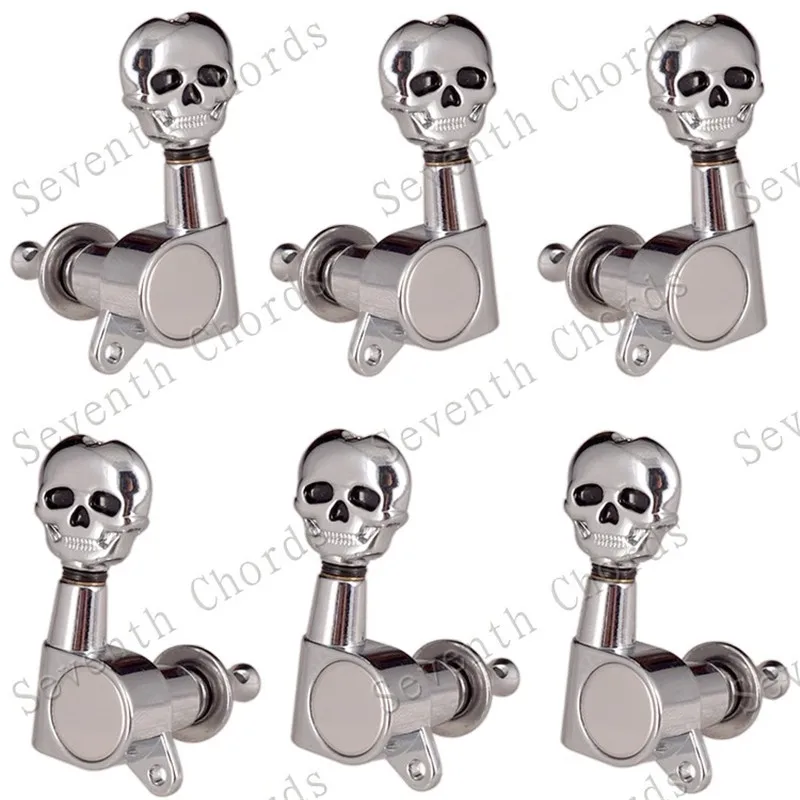 Набор хромированных запечатанных колышек для акустической электрогитары